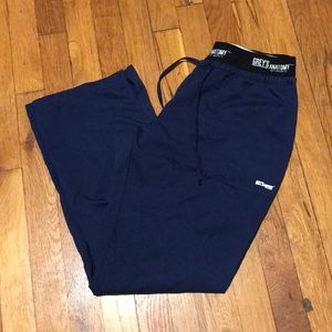 Navy blue scrub pants